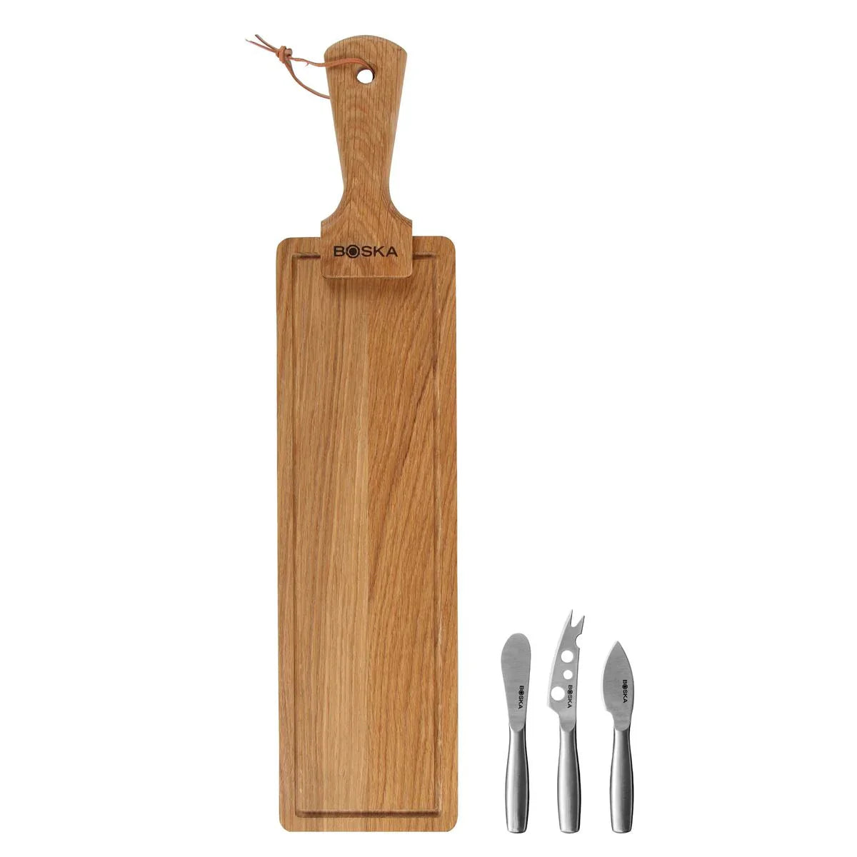 Ostahnífasett með Friends viðarbretti 40cm